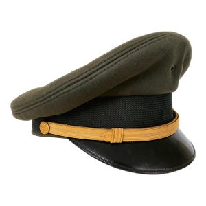 Vintage WWII–Korean War Era u.s. Army Officer Visor Cap by Bancroft (Imported Fur Felt)