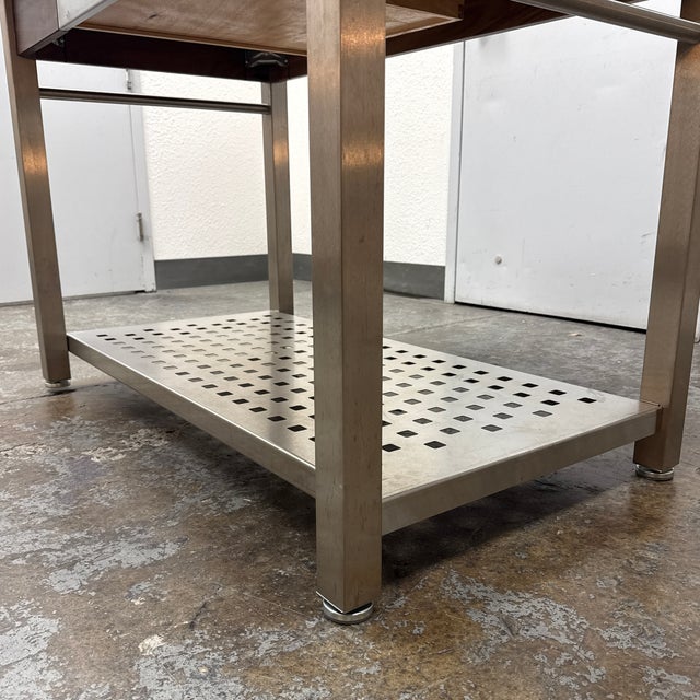 John Boos Cucina Americana Grande Butcher Block Prep Table For Sale - Image 12 of 12