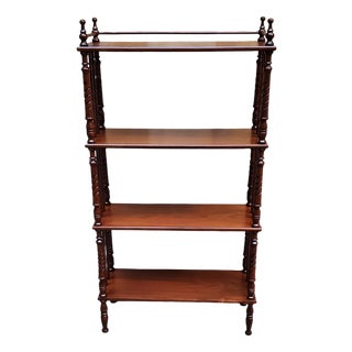 Vintage Shelf Unit in Walnut, 1960s For Sale