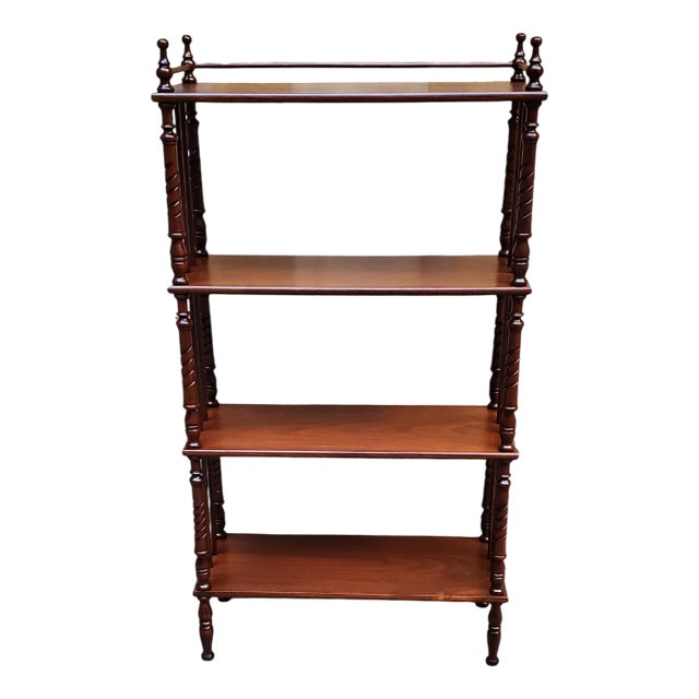 Vintage Shelf Unit in Walnut, 1960s For Sale