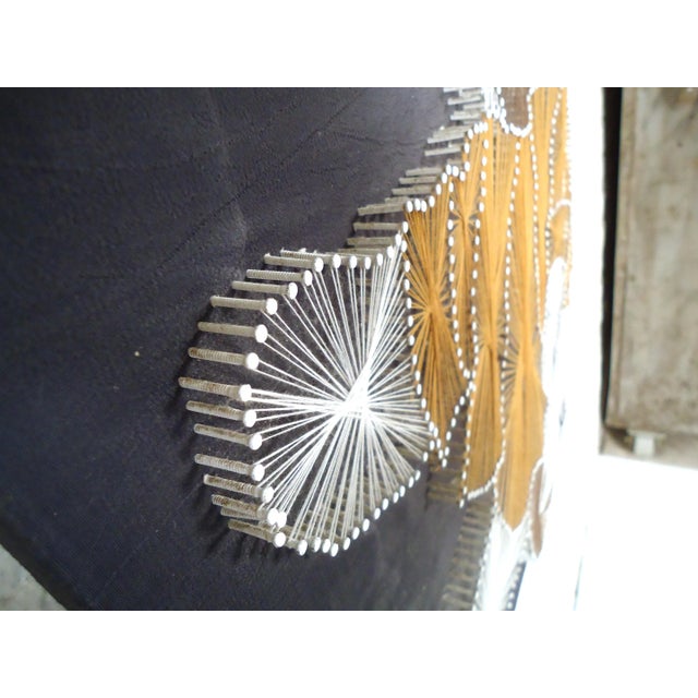 1960s Mid Century Modern String Art of Teddy Bear For Sale - Image 5 of 7