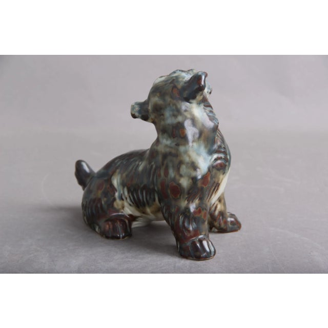 Model 20129 Dog Figurine by Knud Kyhn for Royal Copenhagen For Sale - Image 3 of 8
