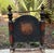 Wood Antique Afghan / Nuristani Folk Art Chair, Hand-Painted Polychrome Wood & Woven Seat For Sale - Image 7 of 12