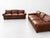 Vintage Cognac Leather 3-Seater Sofas, Pair For Sale - Image 16 of 17