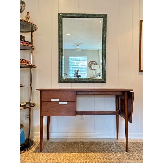 American of Martinsville A Mid Century Modern “Accord” Drop Leaf Desk by American of Martinsville, Circa 1960s For Sale - Image 4 of 12