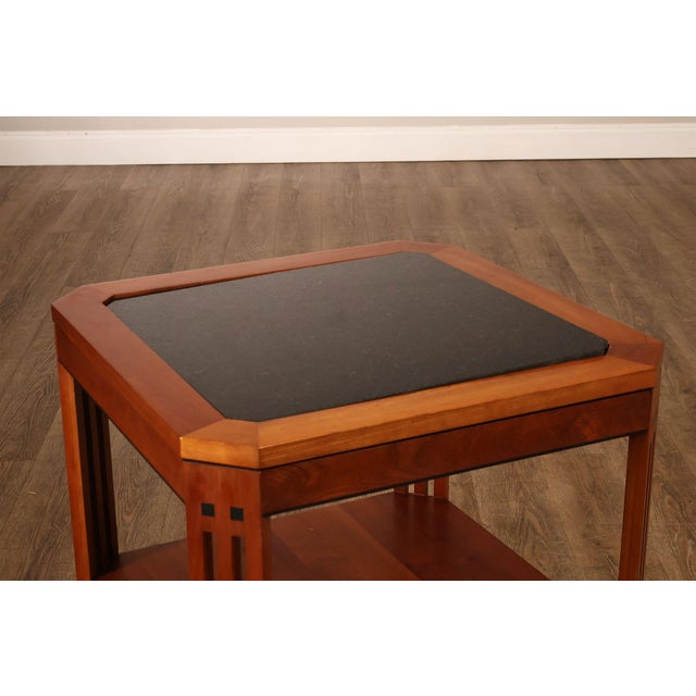 Brown Stickley 21st Century Collection Cherry End Table For Sale - Image 8 of 18