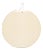 FIA Wick Ivory Round Candle (Set of 2) For Sale
