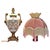 Neoclassical Sèvres Gilt Porcelain Amphora Table Lamp with Silk Shade, France, 1850s For Sale - Image 3 of 18