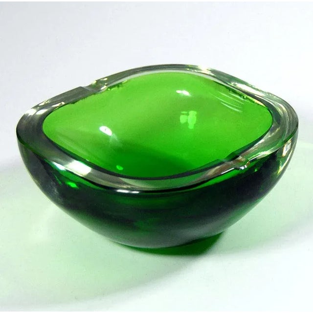 1970s Italian Glass Murano Sommerso Ashtray, 1970s For Sale - Image 5 of 7