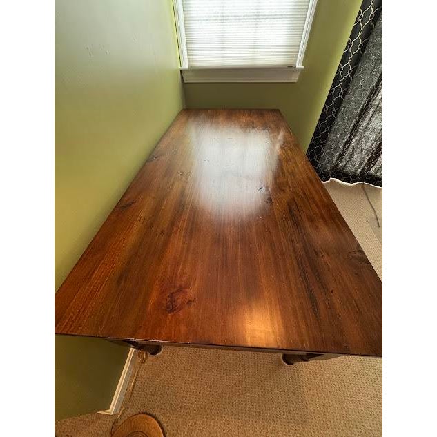 Pottery Barn Walnut Bedford Executive Desk (Check My Other Listing for a Matching Desk, Sold Separately) For Sale In Providence - Image 6 of 13