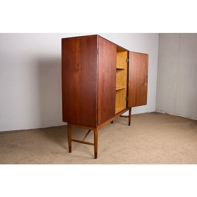 Wood Danish Highboard in Teak by Kurt Ostervig for Randers Mobelfabrik, 1960s For Sale - Image 7 of 18