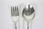 1950s Mid-Century Modern Set of Silverplate Serving Utensils Evening Star by Oneida Casserole Spoon Fork Two 2 For Sale - Image 6 of 6