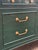 Thomasville Thomasville Faux Bamboo Green High Gloss Three Drawer Dresser For Sale - Image 4 of 10