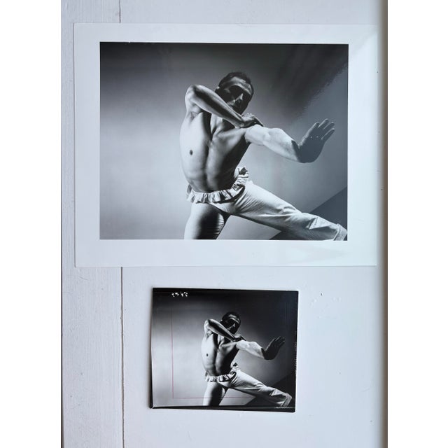 Barbara Morgan Set of Two Silver Gelatin Original Photographs “Jose Limon- Mexican Suite (Peon)” 1944 With Provenance For Sale - Image 12 of 12