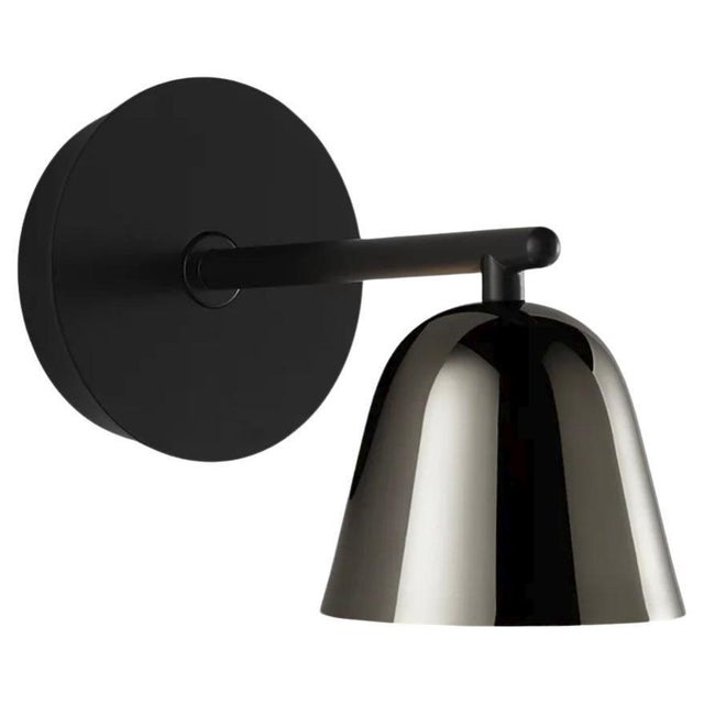 Lighto A Black Matte Chrome Cup Wall Lamp by Jaime Hayon for Parachilna For Sale - Image 12 of 12
