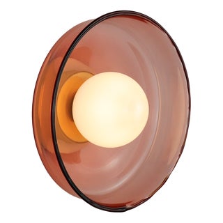 Large Glass Wall Lamp by Naama Hofman For Sale