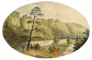 Ellis, River Derwent, Matlock, Peak District, Mid-19th Century, Watercolour
