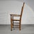 Rustic Oak Farmhouse Ladderback Dining Chairs with Rush Seats, 1960s, Set of 4 For Sale - Image 5 of 18