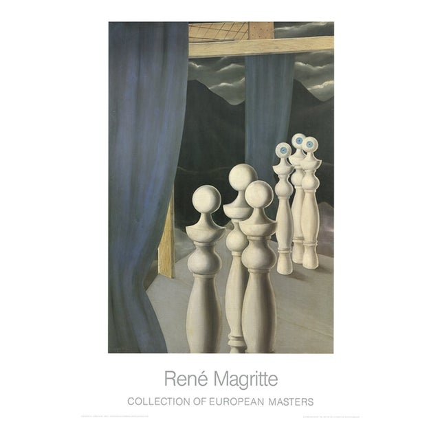 After Magritte, The Meeting, Print For Sale
