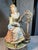 1940s Capodimonte Porcelain Table Lamp Lady Playing Harp 40 in Tall. For Sale - Image 12 of 12