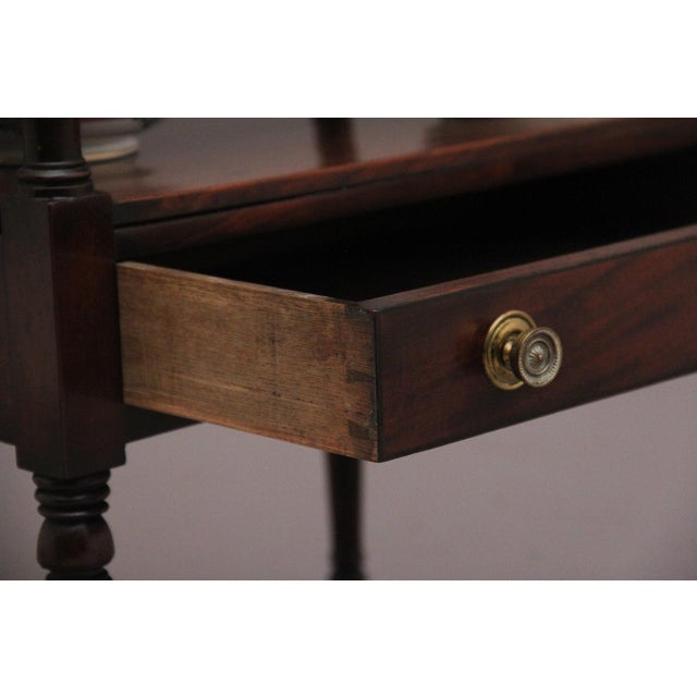 Wood 19th Century Early Victorian Mahogany Washstand, 1840s For Sale - Image 7 of 15