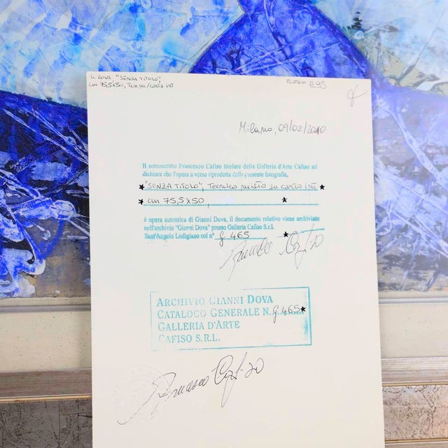 Gianni Dova, 2010, Mixed Media on Paper For Sale - Image 10 of 12