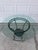 Vintage Glass Top Wrought Iron Bistro Table For Sale - Image 4 of 12