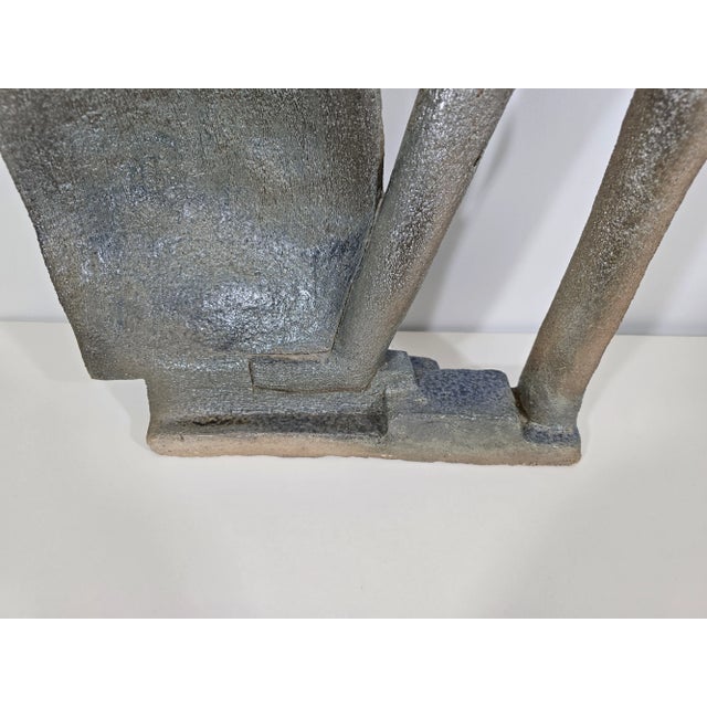 1980s Ceramic Sculpture by Colette Coussy, France, 1980 For Sale - Image 5 of 12