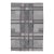Scandinavian Hand-Woven Wool Grey Rug by Keivan Woven Arts , 3'2" X 4'11" For Sale