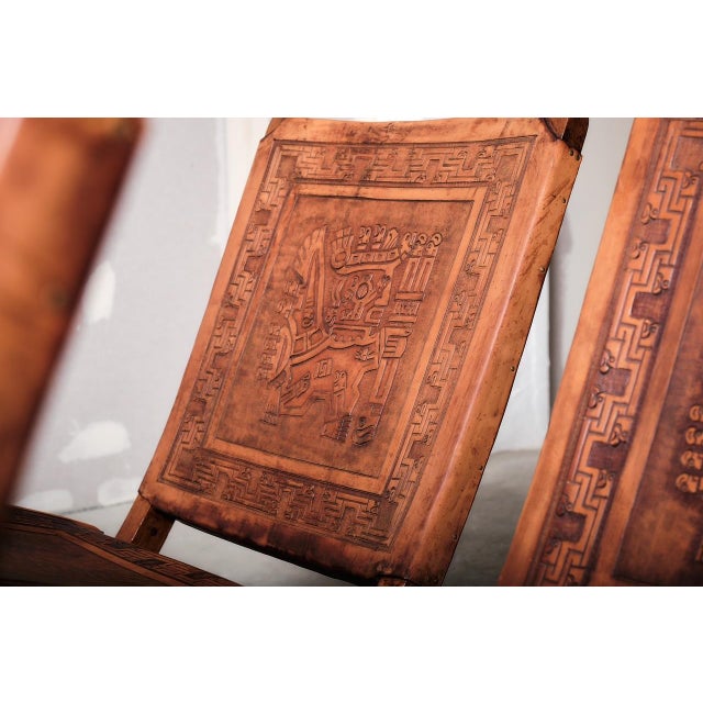 Folding Chairs by Angel Pazmino, 1960s, Set of 4 For Sale - Image 16 of 17