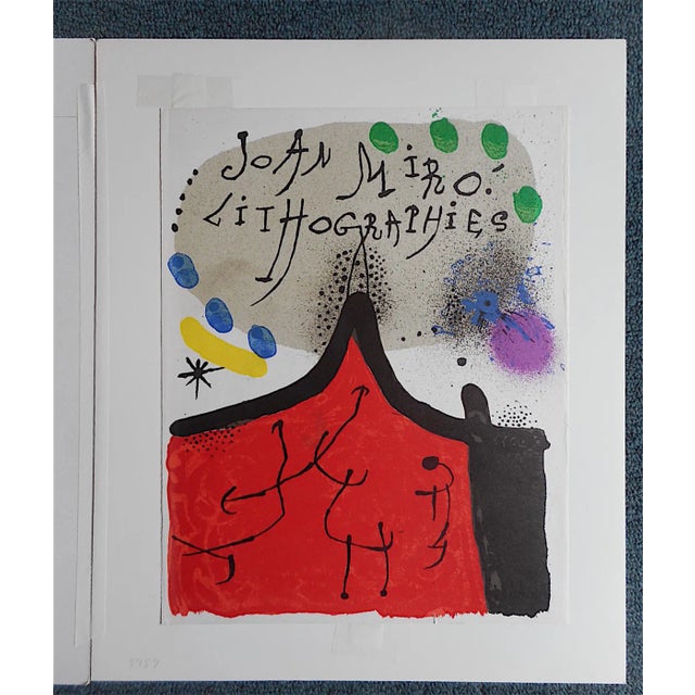 Mid-Century Modern Vintage Ltd. Ed. Joan Miro Lithograph For Sale - Image 3 of 5