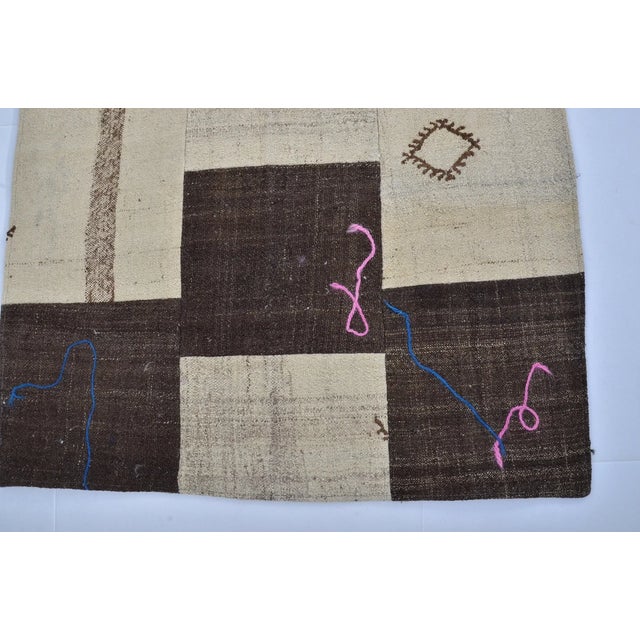 Vintage Turkish Decorative Kilim For Sale - Image 10 of 10