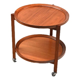Vintage Teak Trolley by Sika Furniture For Sale