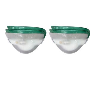 1970s Murano Glass Sconces by Mazzega - a Pair For Sale