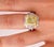Art Deco Style Fancy Yellow Diamond ring with EGL certificate, no.400148819D. Center stone: 3.87ct Radiant cut Fancy...