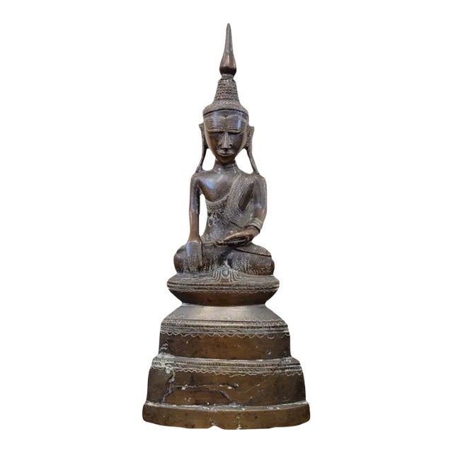 Vintage Bronze Buddha From Thailand For Sale