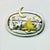American 1980s Vintage Boho Chic Americana Hollywood Regency Christmas Tree & Deer Brooch. For Sale - Image 3 of 6