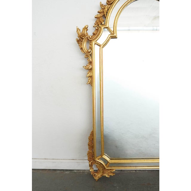 Gold Vintage La Barge Italian Wall Mirror For Sale - Image 8 of 16