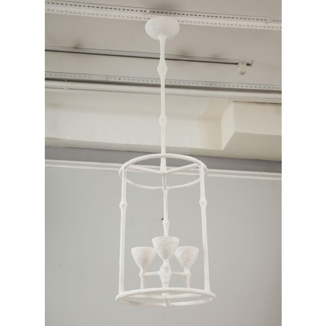 Not Yet Made - Made To Order Bespoke Plaster Alard Three-Light Fixture For Sale - Image 5 of 9