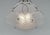 Metal Degue French Art Deco Pendant Light 1930s - Scalloped Rose Nickeled Bronze For Sale - Image 7 of 11