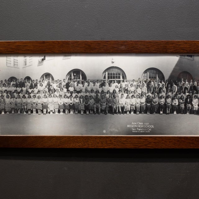 Mission High School, San Fransicso Panoramic Photograph c.1952 For Sale - Image 4 of 7