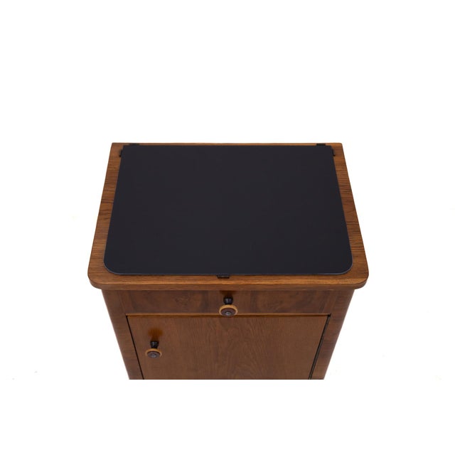 1950s Mid-20th Century Art Deco Bedside Tables, Poland, 1950s, Set of 2 For Sale - Image 5 of 10