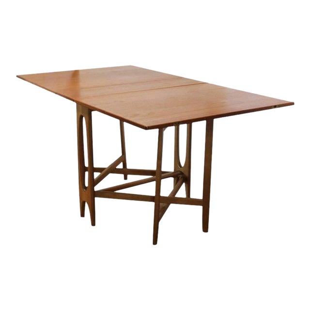 Mid Century Gateleg Folding Dining Table Chairish