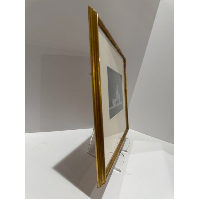 White Late 20th Century Pierre Jacquelin Signed Still Life Painting With Asian Porcelain, Gilt Frame For Sale - Image 8 of 10