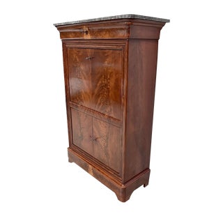Early 19th Century Secretaire in Mahogany & Veneer For Sale