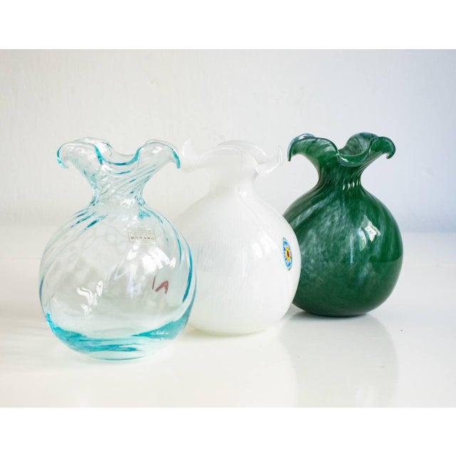 Murano Glass Vases by Mariana Iskra for Ribes the Art of Glass, Set of 3 For Sale - Image 4 of 4