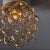 1960s Helena Tynell Amber Bubble Glass Wall or Ceiling Lamp For Sale In Los Angeles - Image 6 of 12