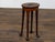 Wood 19th-Century English Walnut Stool with Hand-Cut Central Handle and Pad Feet For Sale - Image 7 of 10