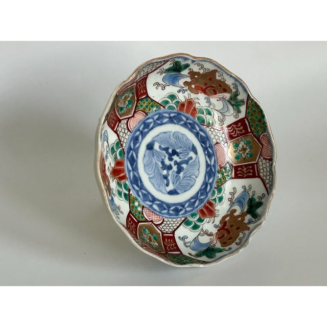 Antique Japanese Imari Bowl, Meiji Period For Sale - Image 11 of 12