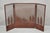 Late 20th Century Nature Moose Wilderness Log Cabin Rustic Iron Metal Folding Fireplace Screen For Sale - Image 11 of 11
